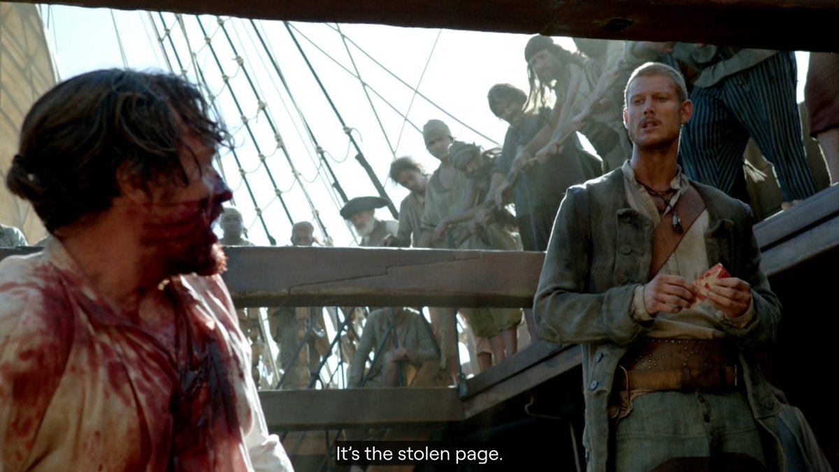 iwtvampire's tweet photo. this scene will always be what solidified this as the greatest first episode of any show ever TO ME! #blacksails26 https://t.co/cNXGMIt6sk