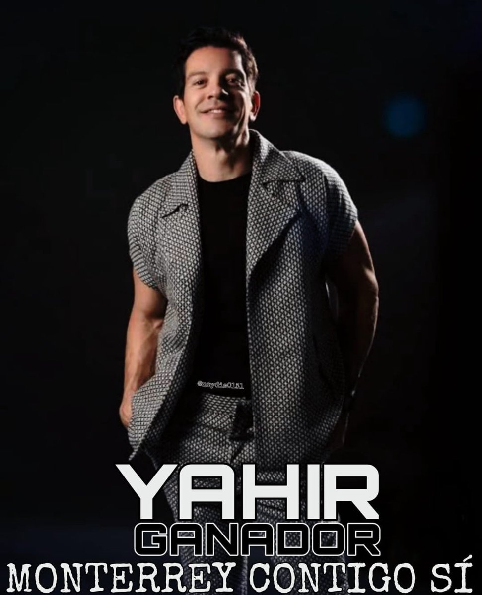 regia2302's tweet photo. YAHIR GANADOR https://t.co/B3ueAUvcPv