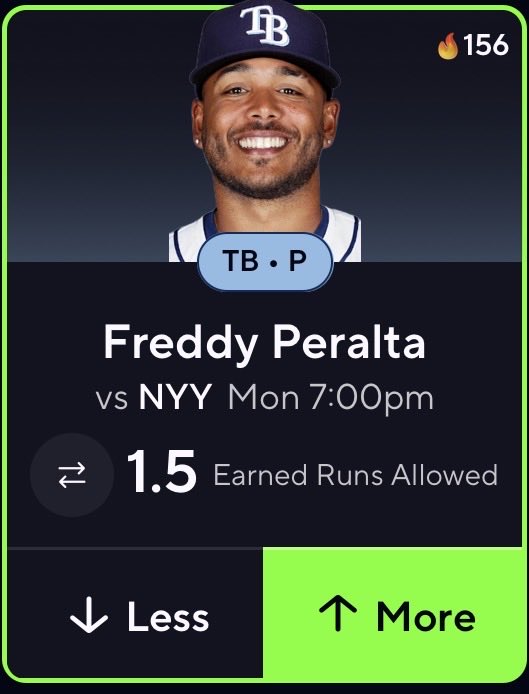 KavsLocks's tweet photo. MLB POTD ⚾️ THIS ONE IS FOR 6 PLAY OF THEY DAY PROPS IN A ROW 🤑🤑‼️‼️

NEW YORK HAVE HAD SUCCESS VS HIM IN THE PAST AND AFTER A TERRIBLE ONE-HITTER LAST GAME, I EXPECT THE YANKEES TO GET HOT EARLY, AND PERALTA TO GET BATTERS ON BASE VIA WALKS AND HITS

#Gambling𝕏 #prizepicks https://t.co/M88eZPZTVg