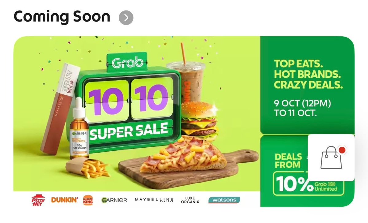 shi_nalou's tweet photo. sa mga mahilig mag-online shopping diyan, abangan niyo GrabMall this 10.10! Baka ito na yung sign natin to finally checkout 😂 https://t.co/bsVvXUqpog