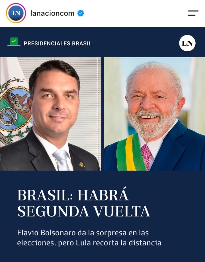 GordoDan_'s tweet photo. "FLAVIO BOLSONARO DIO EL BATACAZO PERO OJO QUE LULA SE LA DEJO CON CACA" https://t.co/8unhGS8HGU