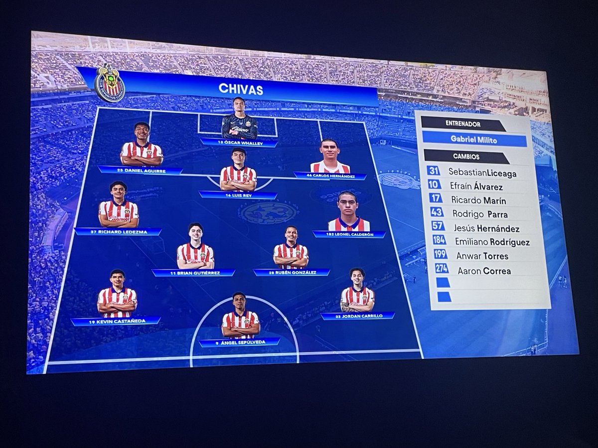 Somerskenwalker's tweet photo. CARRILLO DE TITULAR😭 https://t.co/uPzKMZDa4Y