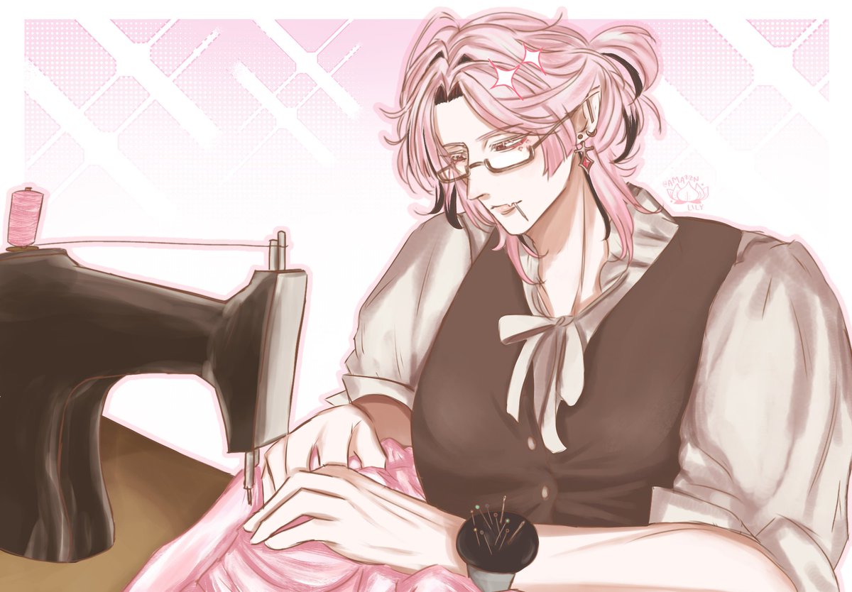 amazznlily's tweet photo. look at my handsome dressmaker, dawg #enkiqurosart https://t.co/hcQ7gqQj3N