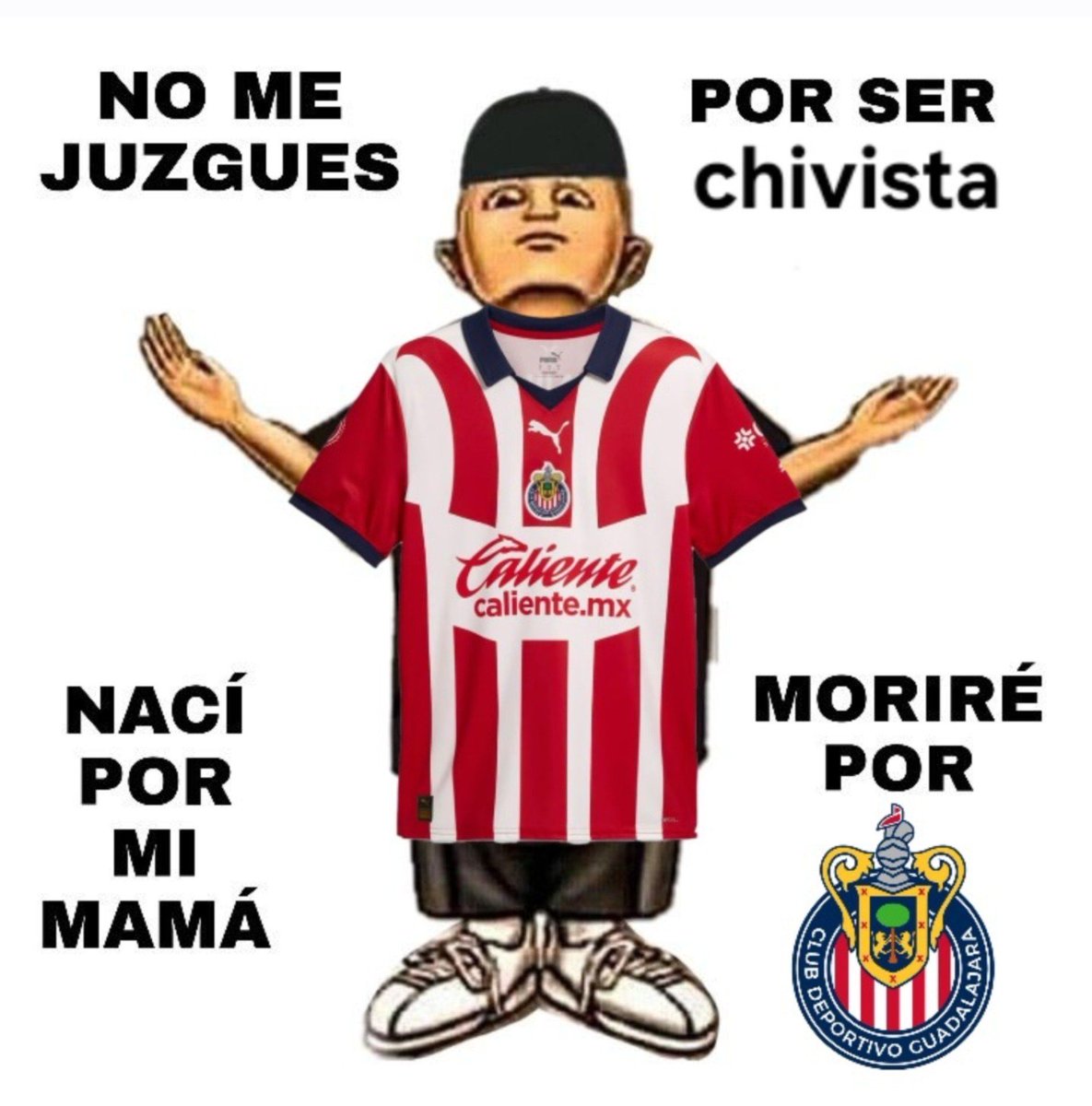 poetschiv's tweet photo. VAMOS CHIVAS 1% DE PROBABILIDAD 99% DE FE https://t.co/8an6U3hJAg