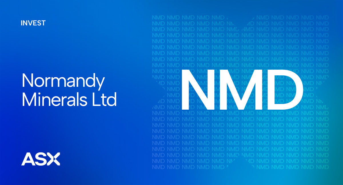 ASX's tweet photo. ASX welcomes Normandy Minerals Ltd. Congrats @NormandyMineral on being admitted to ASX! We wish you well for the future.

https://t.co/HYY7P2ubyG

#ASXBell #ASXListing https://t.co/J9tkgmer7z