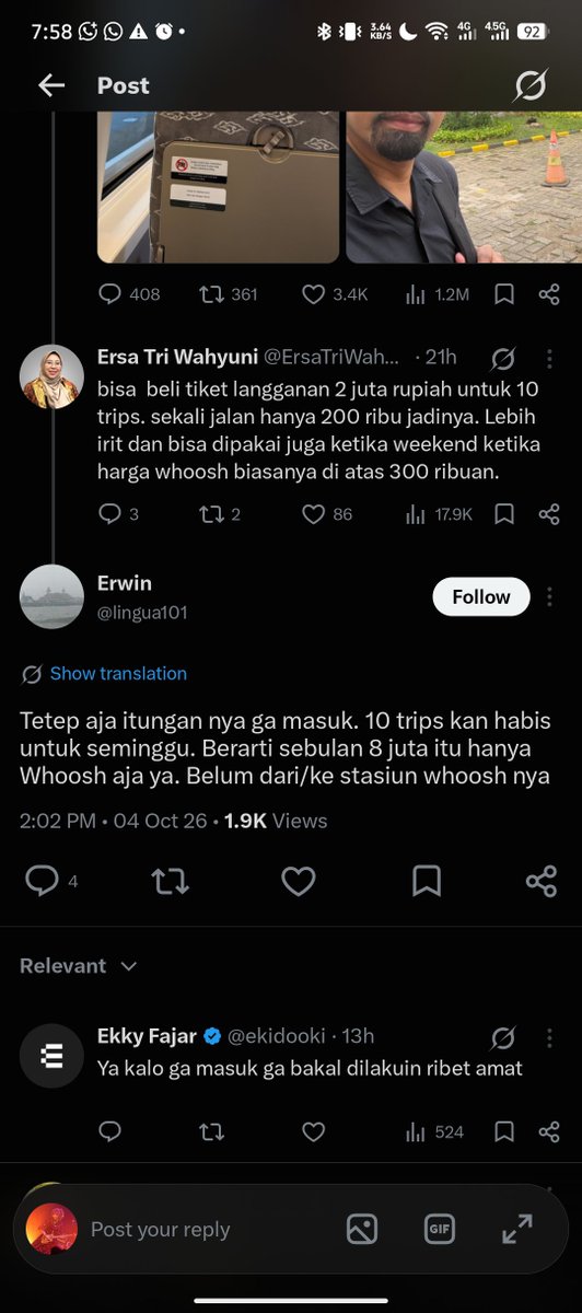 nanalatos's tweet photo. @fauzanmuhajir Terpantau erwin sudah 2x mempersoalkan budget tsb wqwqw https://t.co/TNda2VGphY