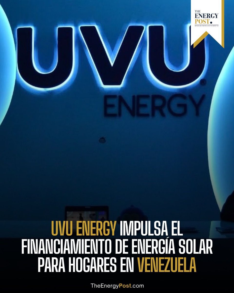 TheEnergyPost_'s tweet photo. 🇻🇪‼️ | La empresa UVU Energy impulsa la transición fotovoltaica en Venezuela tras presentar sistemas de respaldo solar con planes de financiamiento a cuotas desde 325 dólares: con sedes operativas en su primera torre 100% autónoma en San Diego, Carabobo, y presencia en múltiples estados, la compañía busca democratizar la independencia energética privada frente a las fallas del sistema eléctrico nacional.