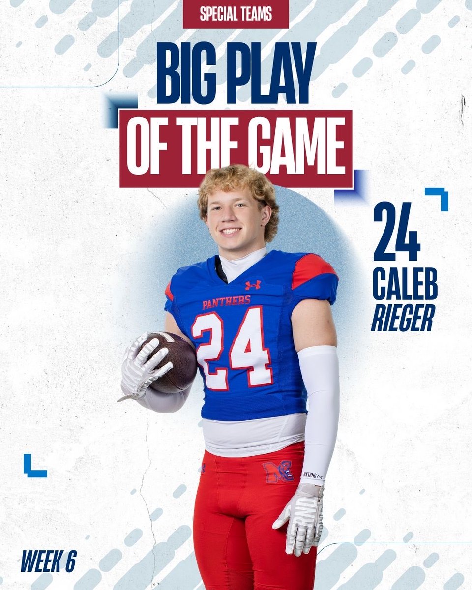 MidwayFB's tweet photo. Week 6 vs Temple
Special Teams Awards:

Player of the Game: Desmond Thompson
Big Play: @CalebRieger24 
Big Hit: Liam Watwood https://t.co/kJJLgSnH3J