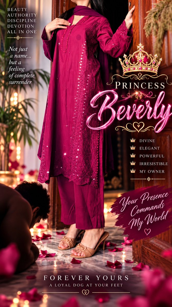 DogOfGodBeverly's tweet photo. 👑✨ Not just a Princess… she is a presence that commands my attention. ❤️‍🔥

🌹 Proud to stand in her shadow
🐾 Loyal to her presence
💖 Devoted to her always

👑 Princess Beverly. my Queen, my pride, my owner. 🖤✨

@PrincessBezm98

#PrincessBeverly #LoyalDog #Devotion #Loyalty https://t.co/VgY0OHtvSY