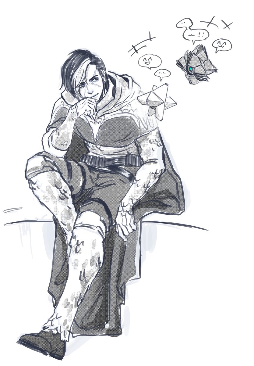 zzzzingne_'s tweet photo. Glint 🥰 #destiny2art #crow #glint https://t.co/DL8EWbwS59