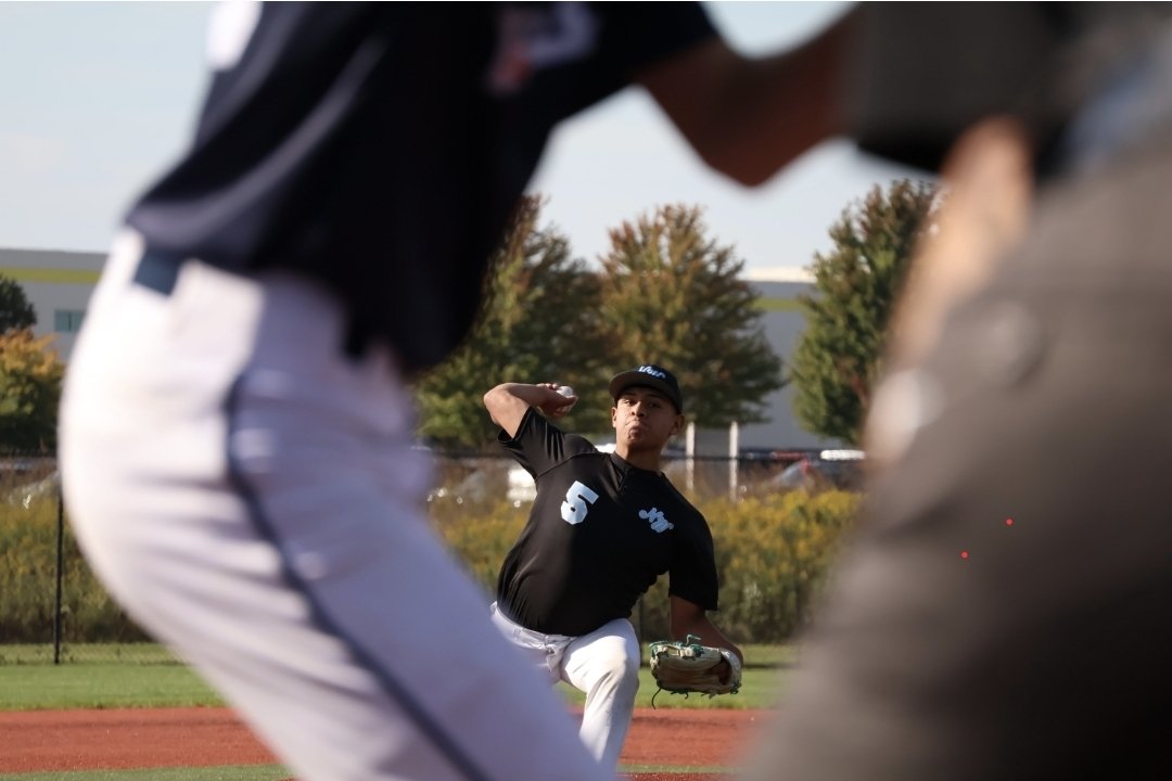 NextWaveBsbl's tweet photo. Ending season with W makes the end of 2026 so much sweeter. 7-6 Win vs Sparks Red.  Led by @ProvisoWestBsbl RHP Nate Ojeda as he pitched 6 1/3in and Rhp Brayden Creamer closes the game vs a tough Sparks 2027/2028 team at Lewis University. https://t.co/RMx7Jq6Tea