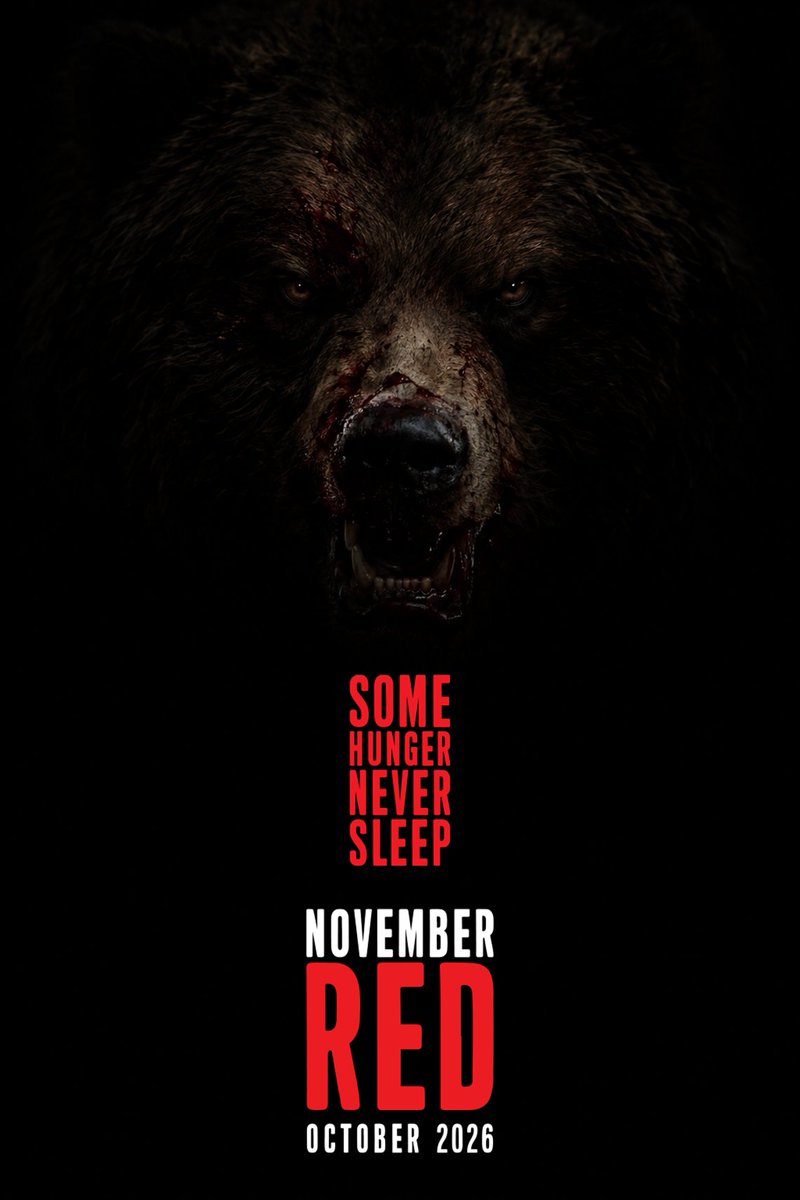 drnwrkrb's tweet photo. Day 4 of 31-day horror poster studies
Day 4: November Red https://t.co/rEE9GYqnxH