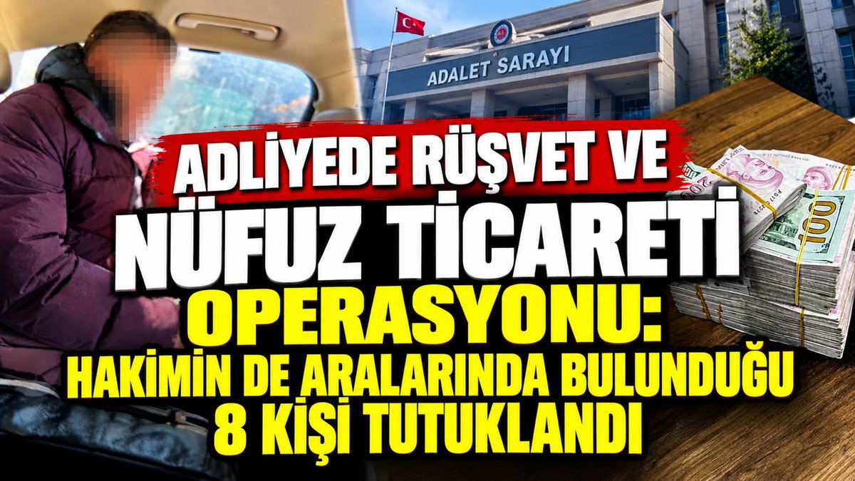 TvKocaeli's tweet photo. Adliyede Rüşvet ve Nüfuz Ticareti Operasyonu: Hakimin de Aralarında Bulunduğu 8 Kişi Tutuklandı www.​kocaelitv.​com.​tr/adliyede-rusvet-ve-nufuz-ticareti-operasyonu-hakimin-de-aralarinda-bulundugu-8-kisi-tutuklandi #Rüşvet #NüfuzTicareti #Adalet https://t.co/4TBKuBBWuE