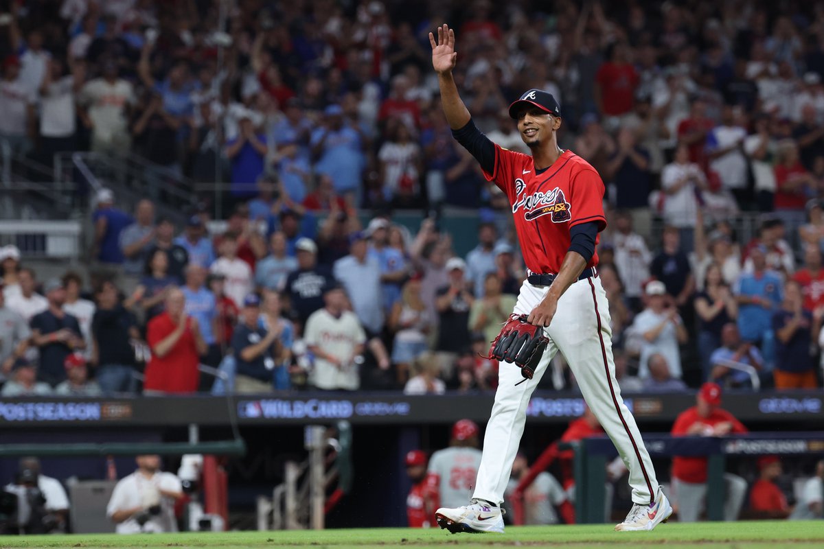 BaseballQuotes1's tweet photo. Eight years ago Ray Kerr was working at 7/11 and a local movie theater

He went undrafted, signed for $2,000 and grinned through 7 minor league seasons

He's now started two postseason games for the Braves as an opener, not allowing an earned run in 5.2  innings

What a journey https://t.co/IMBFMDBhP2