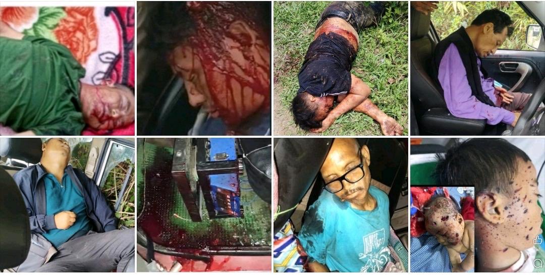 Khararshang's tweet photo. Kuki narco terrorists are the ones creating all these problems and fighting. They are children of the devils. https://t.co/Wv7b23sMgG