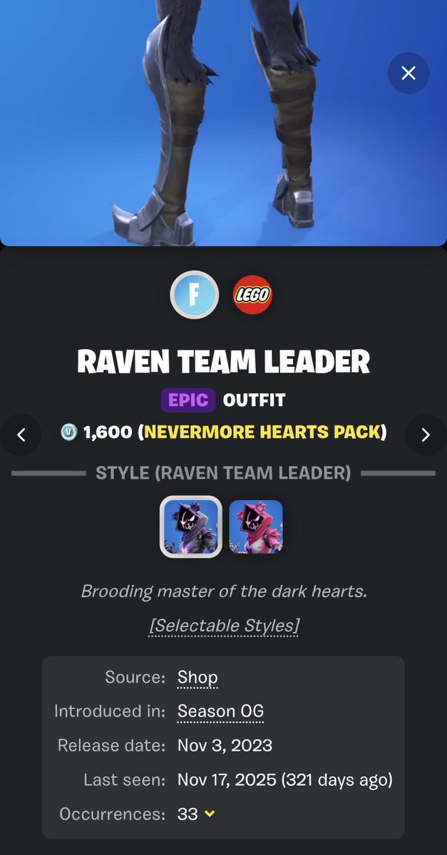twisteddrawz's tweet photo. @FortniteFNLK WHEN RAVEN TEAM LEADER?! https://t.co/viRoNmfRvX