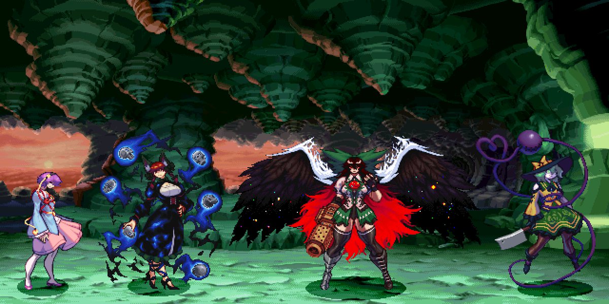 RXMETALSUN's tweet photo. Subterranean Animism character sprites #東方Project #Touhou_Project #pixelart https://t.co/K3c0EDxJJ8