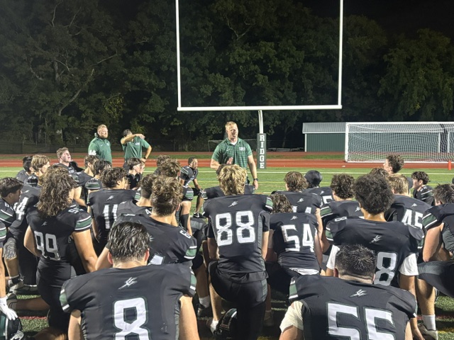 Ridgegameday's tweet photo. In classic down to the wire Skyland Conference Game, Ridge HS Football Defeated Phillipsburg HS 14-13!  The game was decided on the last play as RHS scored with no time left on the clock!  Ridge has defeated Phillipsburg 2 of the last 3 years!  Go Ridge! https://t.co/avJyWC1o6m