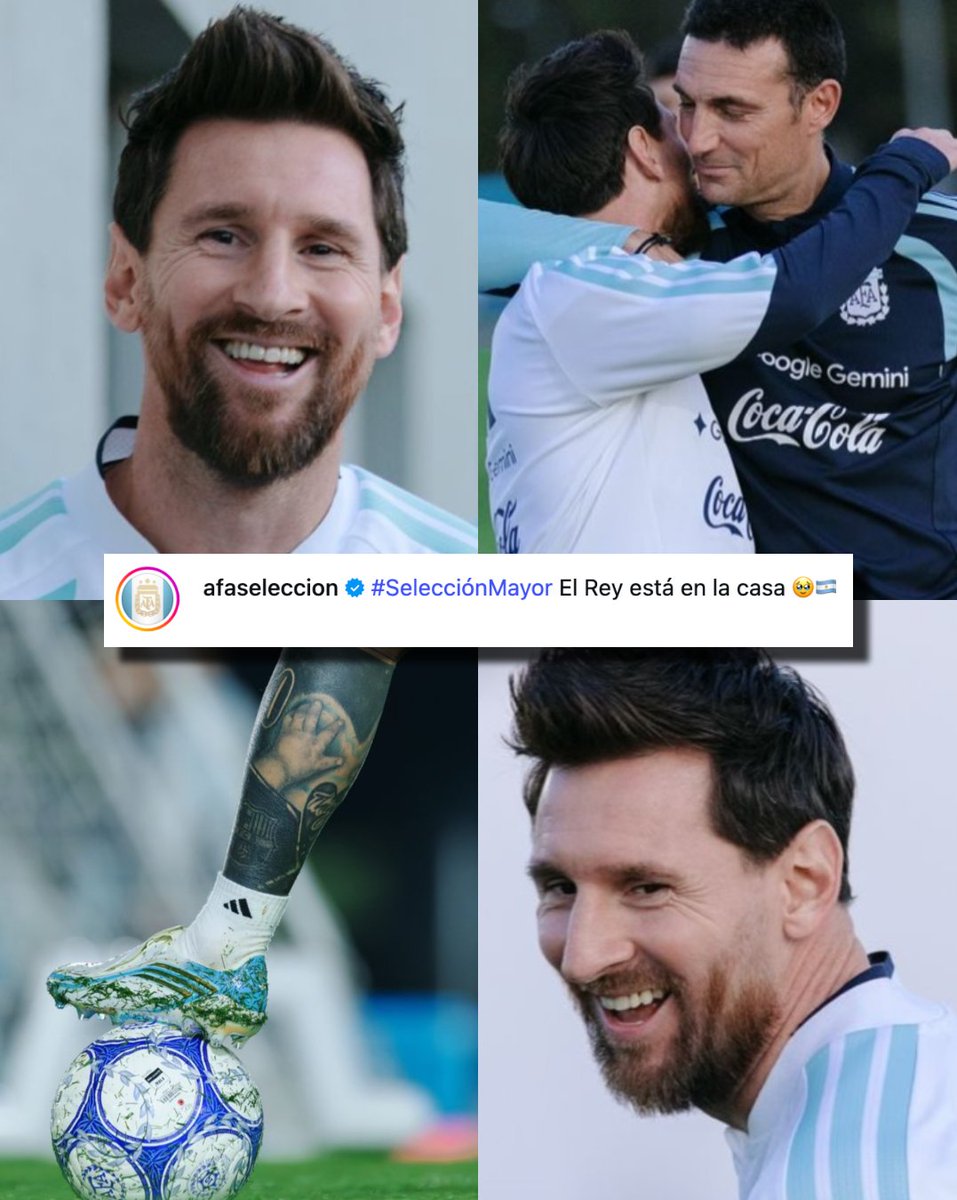 InvictosSomos's tweet photo. Lionel Messi volvió a la que SIEMPRE será su casa para un último recital. La historia que comenzó en 2005 concluirá el próximo martes en 2026. Es el momento del último tango del mejor futbolista de todos los tiempos. 

Por supuesto que hay tristeza porque sabe que es el fin de su carrera con la Selección Argentina. Sin embargo, la felicidad y la plenitud pueden mucho más. Por eso la sonrisa. Por eso tanta alegría antes de su último partido con La Albiceleste.

Lo ganó, se dejó todo y nos ganó a todos. 

Y sí, tristemente, parte del viaje es su final. 

GRACIAS ETERNAS POR TANTO FÚTBOL, LIONEL.