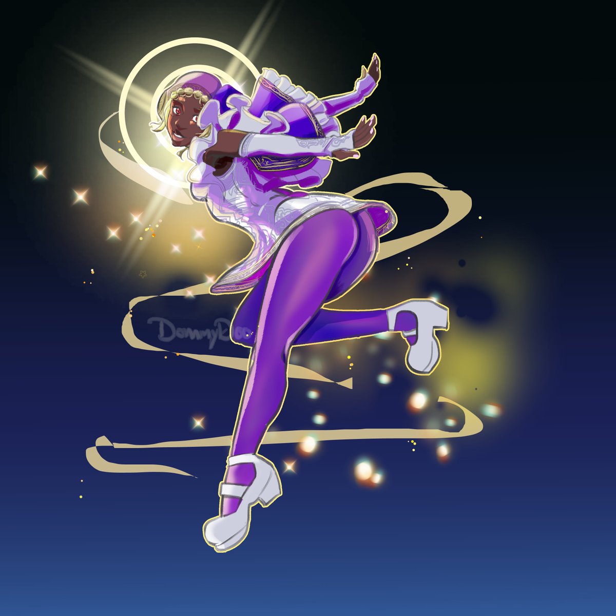 ThatDomTho's tweet photo. Almost forgot to drop another #blacktober piece today. Ingrid (Street Fighter VI) https://t.co/MuLr0lt0Kq