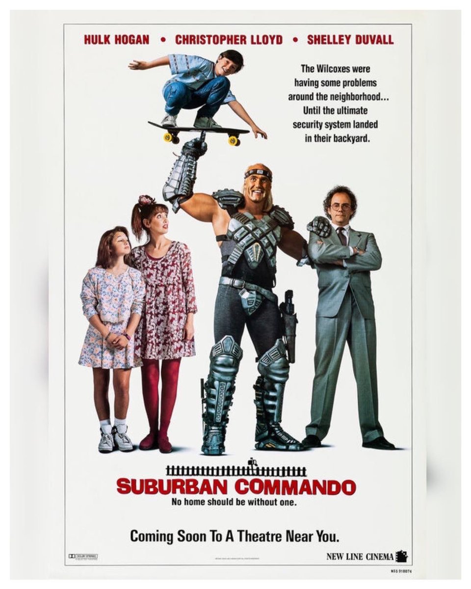 WreckLeaguePod's tweet photo. 35 Years #SuburbanCommando Starring: #HulkHogan #ChristopherLloyd #ShelleyDuvall #MichaelFaustino #LauraMooney #LarryMiller #DennisBurkley #BranscombeRichmond #WilliamBall Directed By: #BurtKennedy
#WreckLeaguePodcast https://t.co/TQansGiOnr