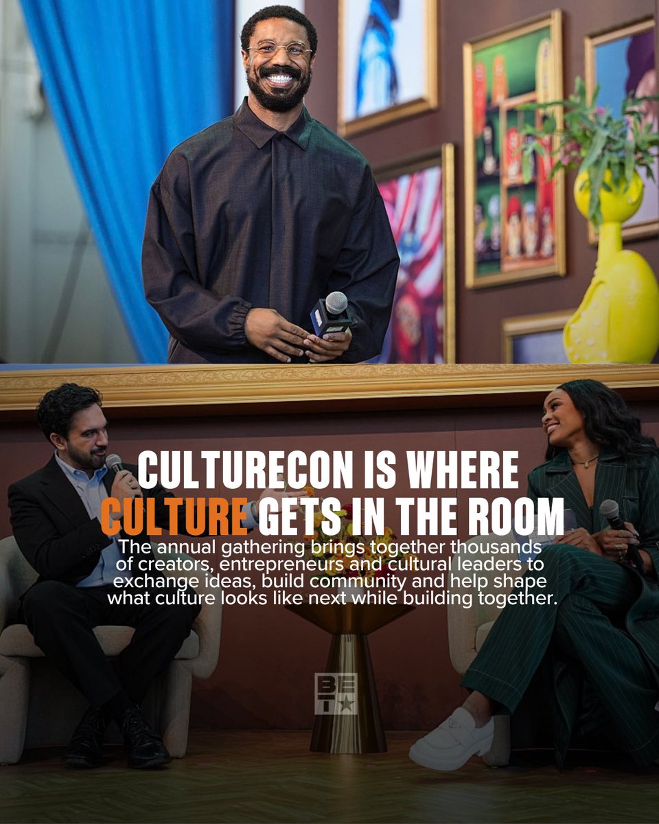 BET's tweet photo. #Culturecon 2026 🖤 https://t.co/KRTxGaKBhC