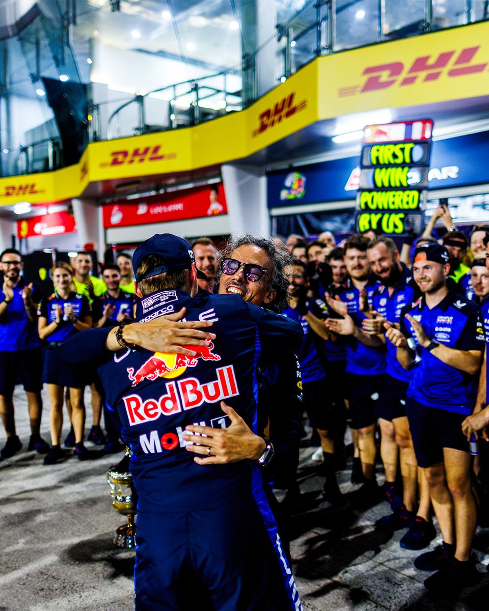 redbullracing's tweet photo. No, it wasn't a dream 🫂

#F1 || #BahrainGP https://t.co/0qXcQCXbJJ