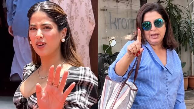 AlexPalharim's tweet photo. 🚨'Peeche Se Nahi': Janhvi Kapoor, Farah Khan And More School Paps Over 'Back Shots' After Salman Khan's Remarks

#JanhviKapoor #FarahKhan #RakhiSawant #Nyra #NeetuKapoor #SalmanKhan #BiggBoss20 
(news)

Full vid' https://t.co/EpQJTYuFht https://t.co/Fimu4vG4DD