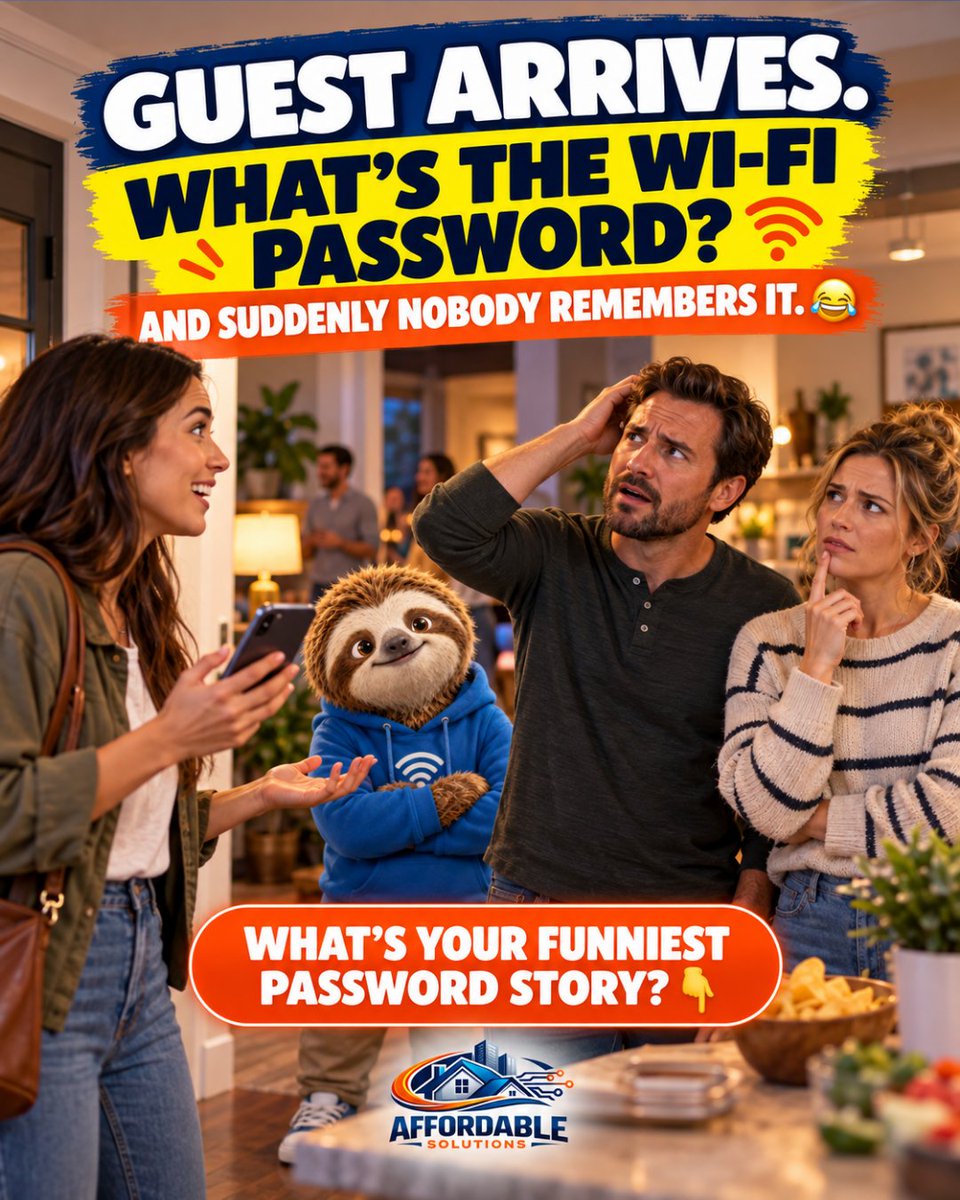 Affordable43652's tweet photo. Is that a capital O or a zero?

(850) 660-7494
admin@affordablesolutions.org
https://t.co/6gg5EtYZxA

#AffordableSolutions #WiFiHumor #FamilyHumor #HomeInternet #HostingLife #RelatableMemes #EverydayHumor https://t.co/KSLUY98Ets