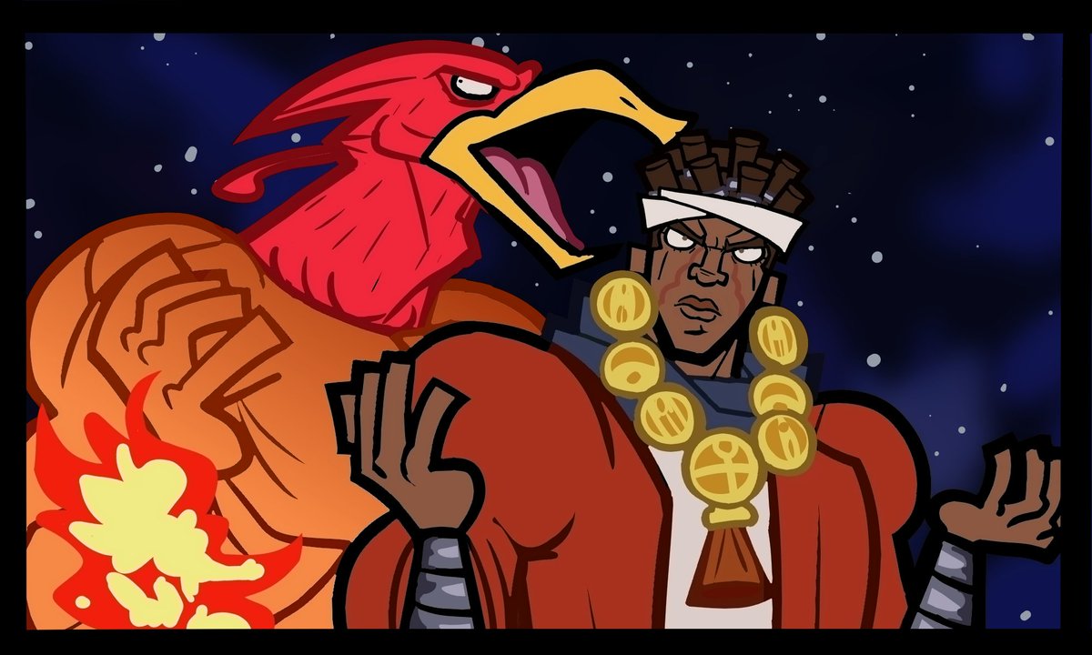 AtomicGhozt69's tweet photo. Pollos bizarros #jjba https://t.co/udeYj1XEoW