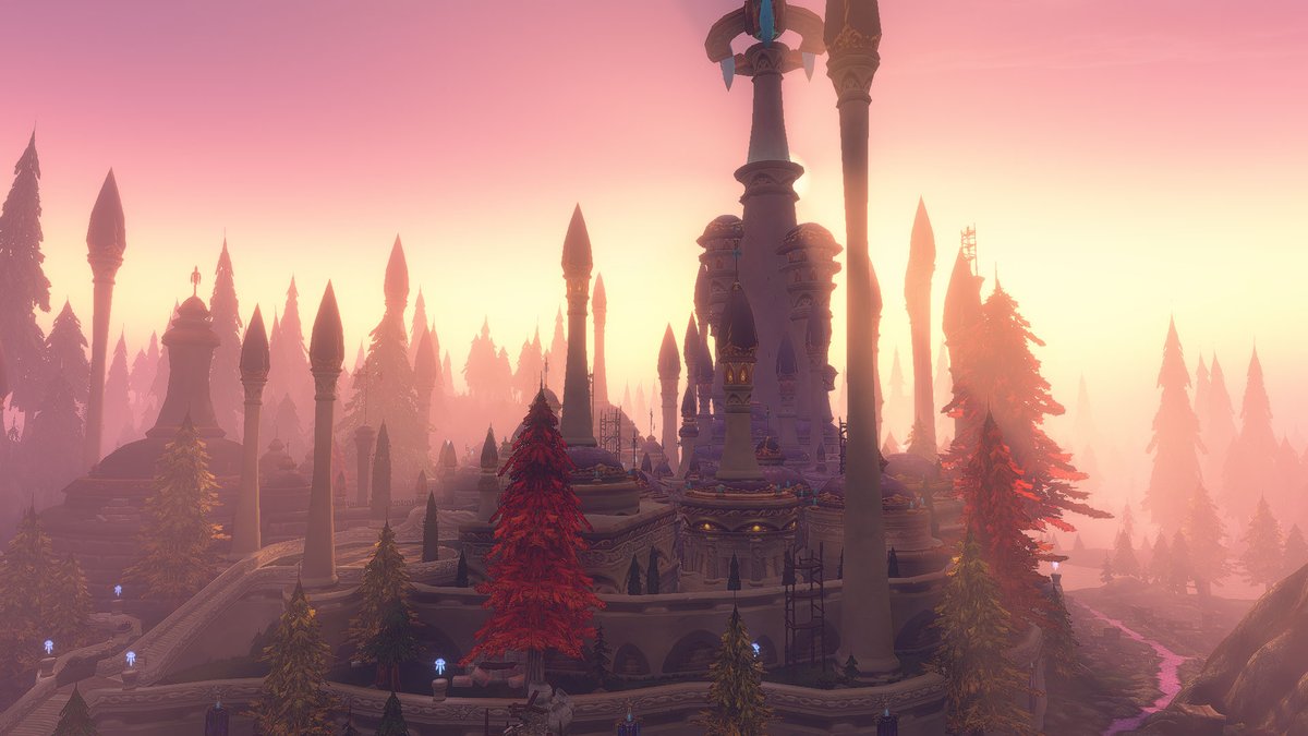 Craft12354's tweet photo. Sonnenaufgang über Dalaran ☀️

#WorldofWarcraft #WoWForever https://t.co/CW001DqIpw