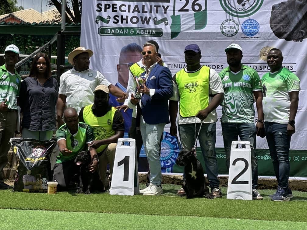 bflexworldwide's tweet photo. At d cckc specialty show Ibadan 2026
Had the opportunity in handling Bella in d ring she got the 🥇best female baby class puppy and 🥈best baby in show 

#fypシ゚viral #dog #doglover #fypシ゚viralシfypシ゚ #fypシ゚ #viralvídeo https://t.co/eDVujiEI2r