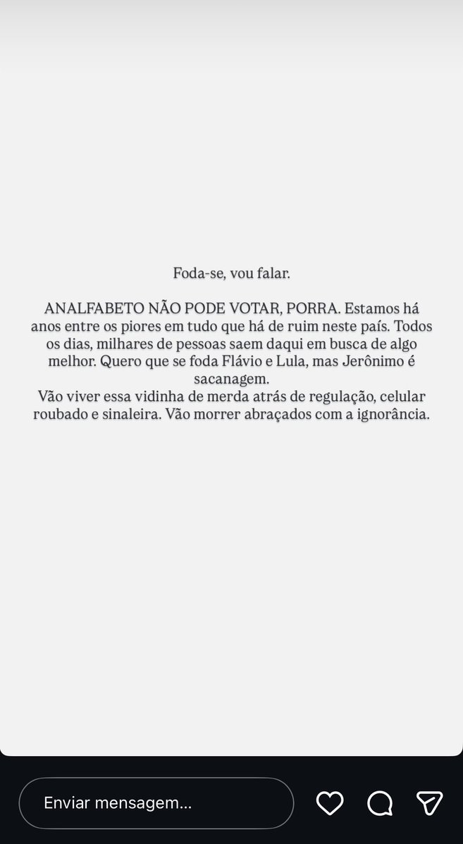 gallizaju's tweet photo. ai vc abre o instagram e se depara com esse story https://t.co/5UNmeTE37b