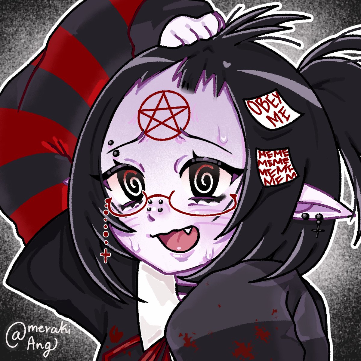 Aluekia_'s tweet photo. OooOoo You wanna give me your blood sooo baaaddd!!! ; ; https://t.co/hS4ZR3Sl2M