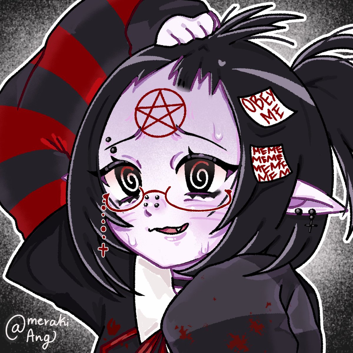 Aluekia_'s tweet photo. OooOoo You wanna give me your blood sooo baaaddd!!! ; ; https://t.co/hS4ZR3Sl2M