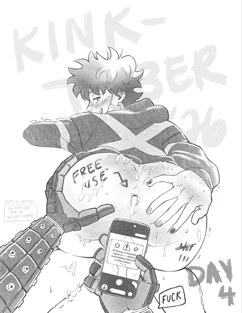 Spicy_Misty_'s tweet photo. Kinktober day 4: Body writing

Superfan Izuku was so excited to attend the hero meetup, but never did he think his all time favorite hero Dynamight would show up 🤭 #bkdk https://t.co/fRXkLGCp3c