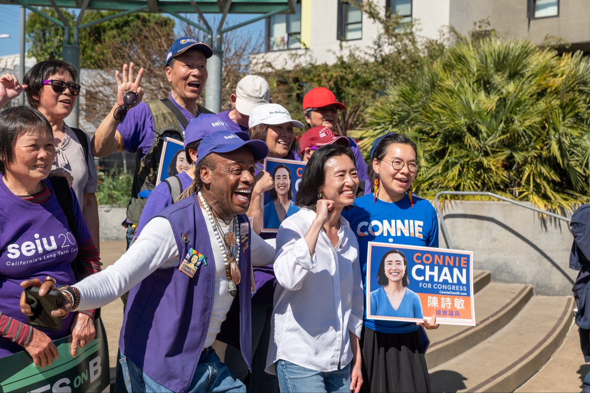 conniechansf's tweet photo. Thank you to @PramilaJayapal and everyone who joined us yesterday at our biggest GOTV rally ever! 

We’ve got one month until Election Day. Ballots are dropping this week. We’re ready to fight, and we’re ready to win. 

#YesWeChan https://t.co/KZWRtZoXur