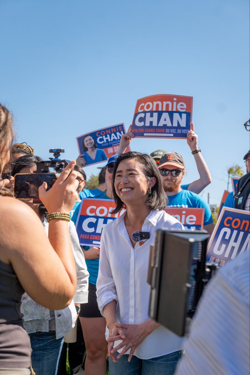 conniechansf's tweet photo. Thank you to @PramilaJayapal and everyone who joined us yesterday at our biggest GOTV rally ever! 

We’ve got one month until Election Day. Ballots are dropping this week. We’re ready to fight, and we’re ready to win. 

#YesWeChan https://t.co/KZWRtZoXur