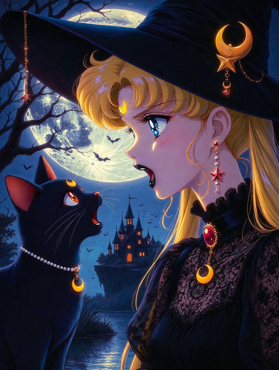 TheVivyProject's tweet photo. 🎃🐈‍⬛

#tsukino #usagi #pixai #aiart #digitalart https://t.co/vNbYPoFTlH