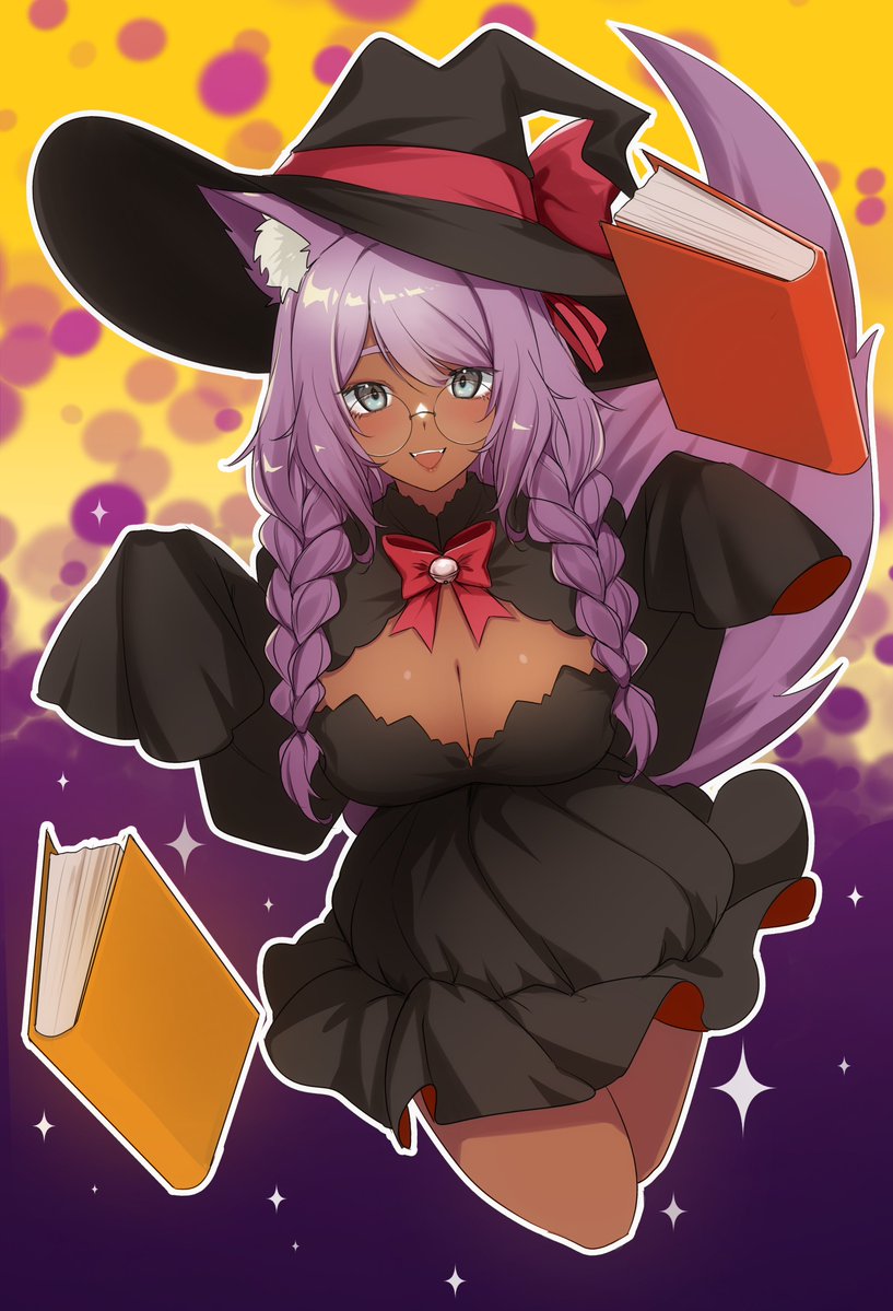 KatelinaVtuber's tweet photo. ✧I put a spell on you~ and now you're mine!🎃🖤

Love this surprise art I received from @/ahichiru 2 years ago, they're so talented!🧡 https://t.co/RldNpW4d7p