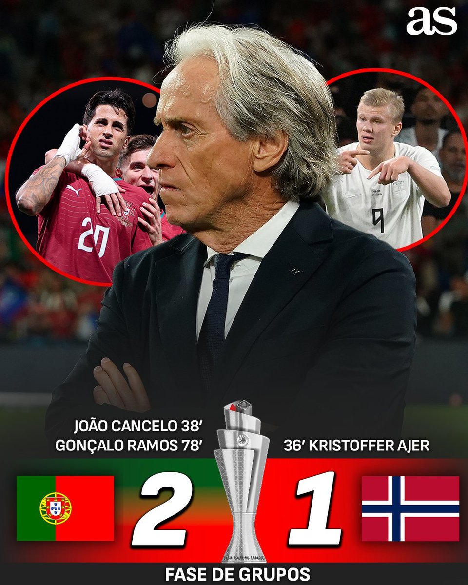 Crackbol10's tweet photo. Me voy enterando que Portugal sin Cristiano Ronaldo otra vez ganó contra Noruega 🤣🤣🤣

Es muy evidente que el equipo mejoró sin ese estorbo ✅️ https://t.co/uFewOE992p