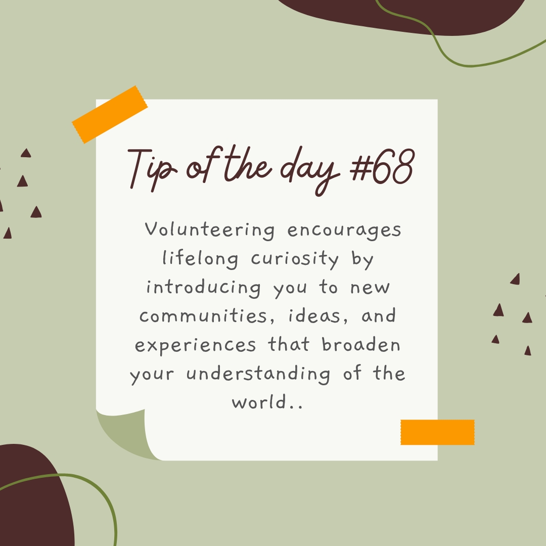 UniversalGiving's tweet photo. Tip of the Day #68: Grow your perspective through every act of service. 📷 
#LifelongLearning #Volunteer #UniversalGiving https://t.co/tMTV0z5ptK