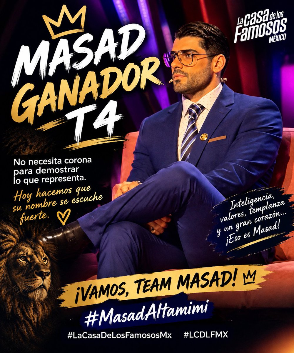 jammy_alvarado's tweet photo. MASAD GANADOR T4 https://t.co/QQbQmnvbPA