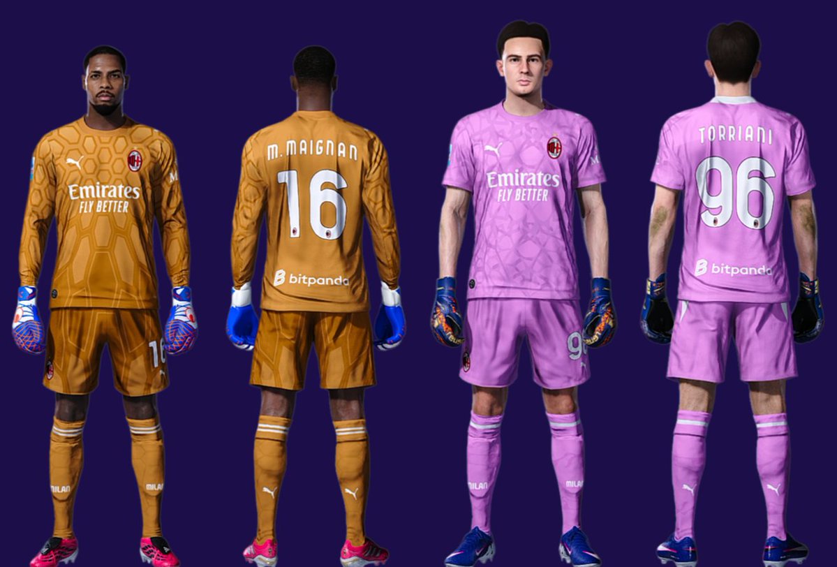 Y_Kitmaker's tweet photo. Kits AC Milan 26/27 [ Pes 2021 ]  

https://t.co/T0JeZWbUOx

#ACM #Milan #Pes2021 #eFootball2021 https://t.co/mjqKS3jkfH