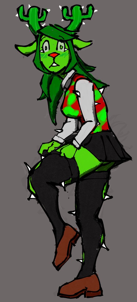 Guts4Dinner's tweet photo. Inkdoeber 4 - cactus

A look behind that dressing room curtain would've been revealing for just  about everyone 
#deltarune https://t.co/d5mY9i1Gjk