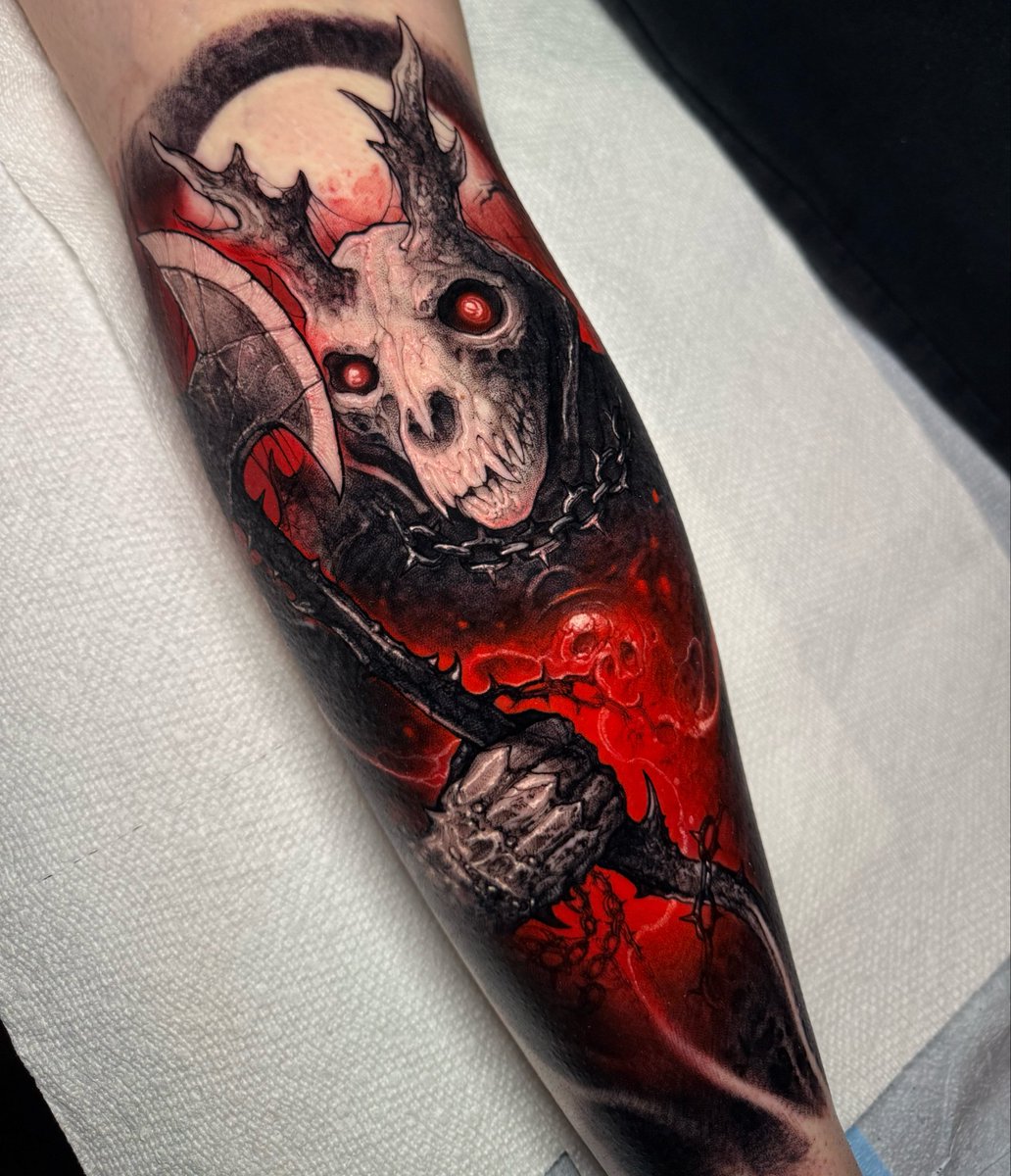 noraghxst's tweet photo. My wizard101 tattoos ❤️ 

Deer knight and sacred charge https://t.co/qYb3ZD23oP