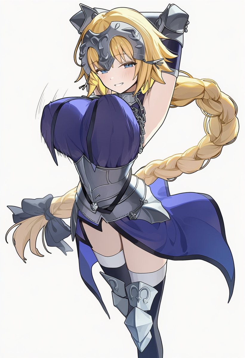 TakoTama02's tweet photo. ジャンヌダルク🎾                                                                                                                                                                                                                                                                                    SFW anime-style illustration.