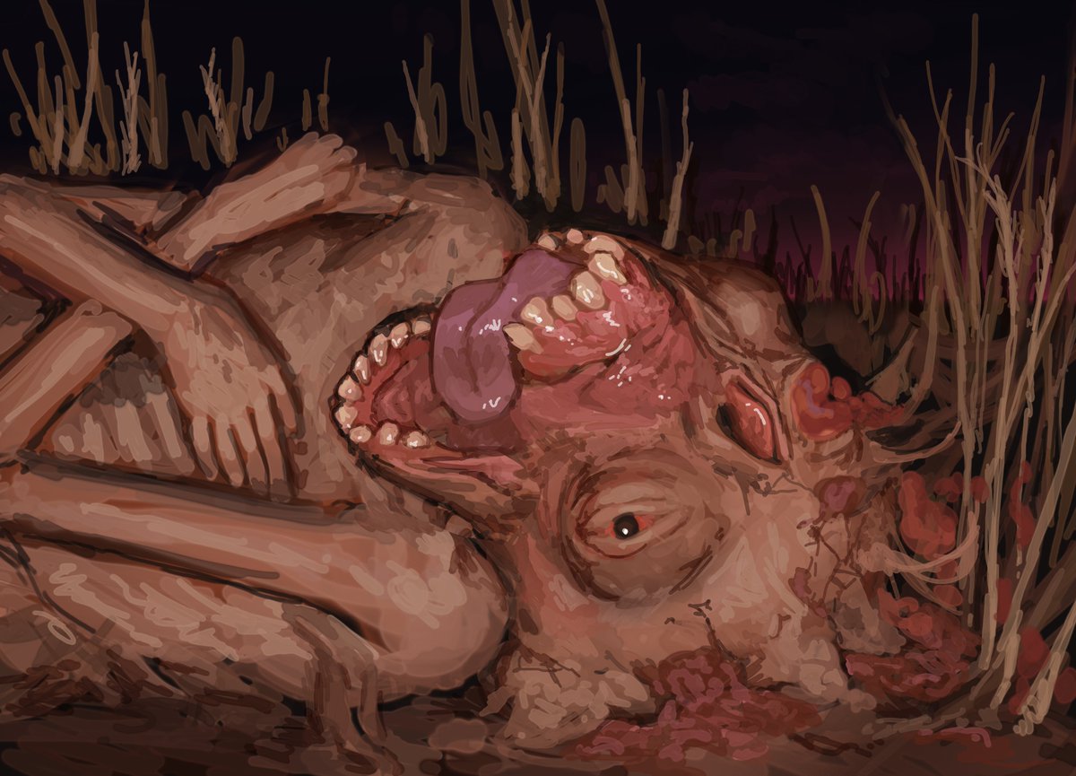 concepts_mad's tweet photo. Day 3 - Dried

Really don't like this one, am probably gonna revert back some layers and go a different route. I blame Twitch chat.

Live now working on day 4's https://t.co/dW6jEL43EY

#rattober #horrorart #darkart https://t.co/BYHZXaB8CG