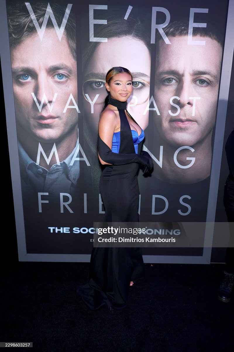 generationybh's tweet photo. Sierra Capri attended the NYC premiere of ‘The Social Reckoning’. You can see her in the movie on October 9. ⭐️ https://t.co/EhfA71BIAB