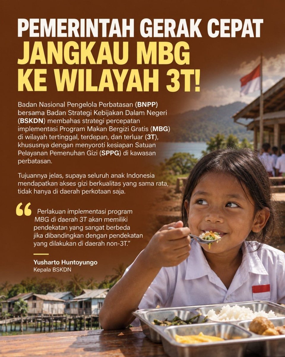 samsamdrf's tweet photo. Program Makan Bergizi Gratis tidak hanya menjamin kecukupan gizi anak-anak, tapi juga berkontribusi mencetak generasi unggul menuju Indonesia Emas 2045. #mbg https://t.co/BNNok4zMnB